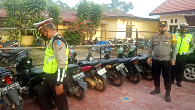 Balap Liar di Tolitoli, Sulteng, 7 Sepeda Motor Diamankan Polisi (414549)