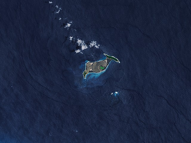 Pulau Hunga Tonga di Kerajaan Tonga, Oseania  Foto: Wikimedia Commons