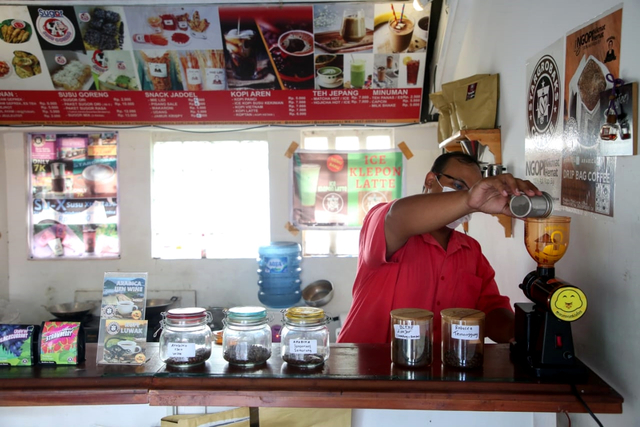 Usaha Mbok Lanjar Mini Cafe di Klaten. Foto: Istimewa