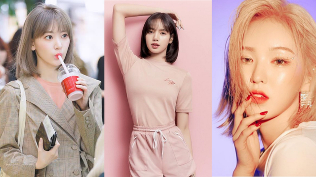 Kolase Idol Wanita Dengan Rambut Pendek Foto: Pinterest.com, Instagram/ @lalalalisa_m, Instagram/ @todayis_wendy