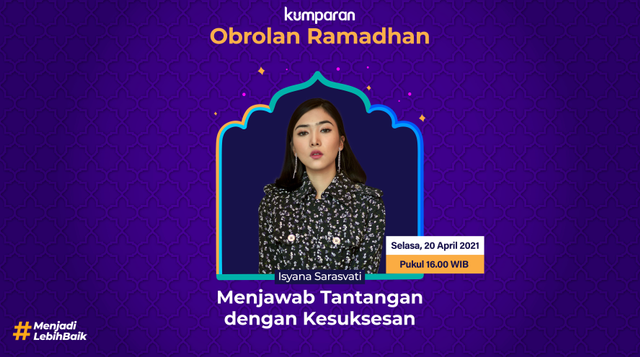 Live Now! Obrolan Ramadhan Bersama Isyana Sarasvati di kumparan (446721)