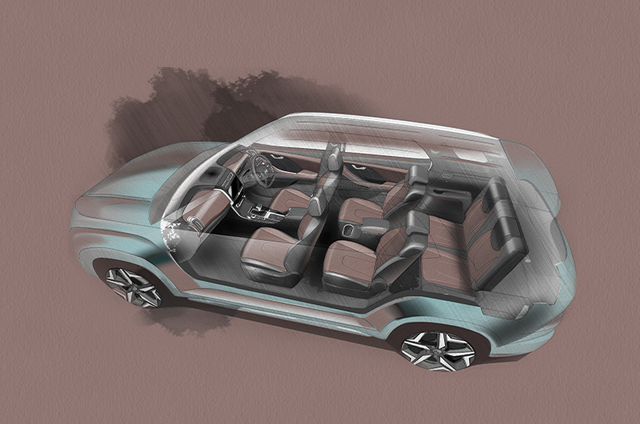 Sketsa Hyundai Alcazar. dok. Hyundai