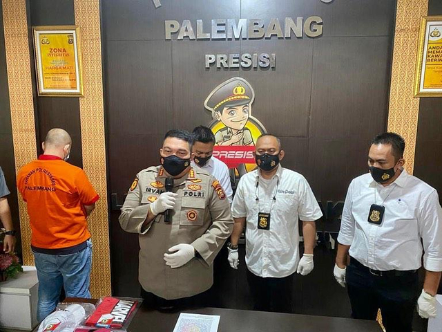 Gelar perkara kasus penganiayaan terhadap perawat di RS Siloam Palembang. (Foto. Istimewa)