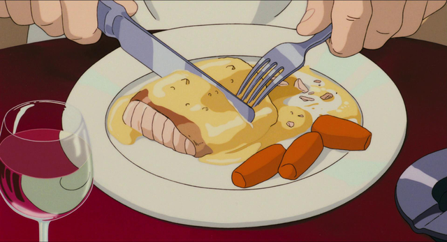 Ilustrasi animasi makanan karya Studio Ghibli. Foto: Studio Ghibli