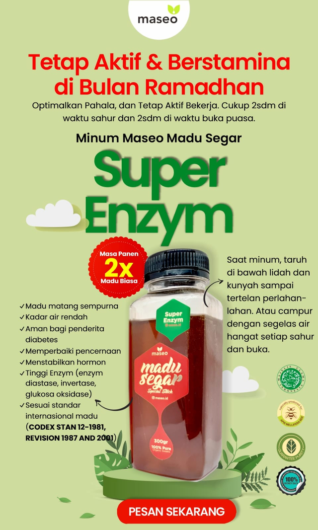 Ingin Mengubah Hidup Sehat, Owner Produk Maseo Kembangkan Bisnis Madu Organik (165348)