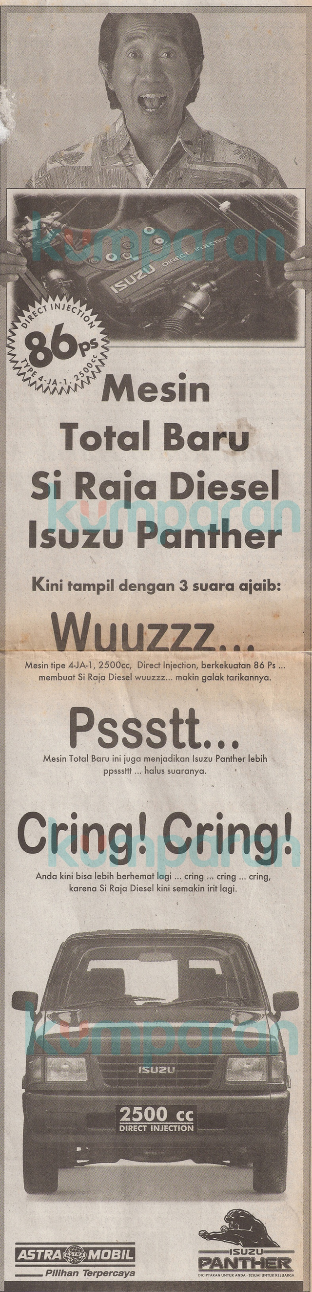 Bernostalgia dengan Isuzu Panther. Foto: Isuzu Indonesia