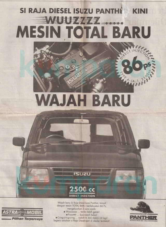 Bernostalgia dengan Isuzu Panther. Foto: Isuzu Indonesia