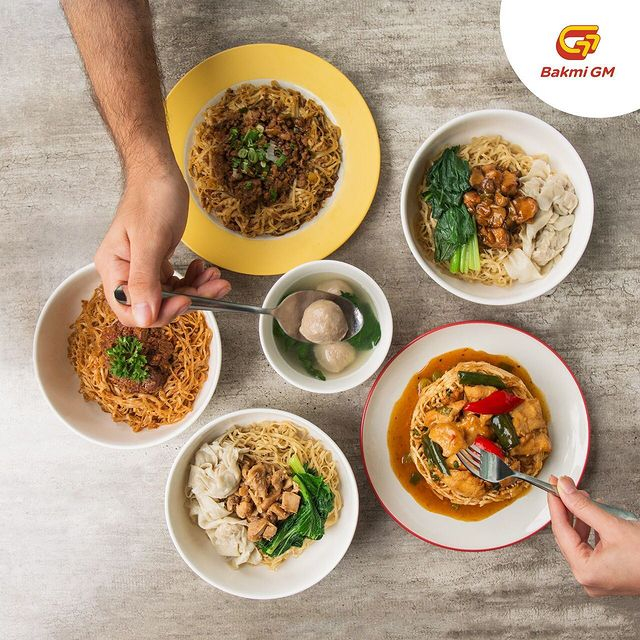 Ilustrasi menu-menu khas Bakmi Gajah Mada (Bakmi GM). (Foto: Instagram/@bakmigmania).