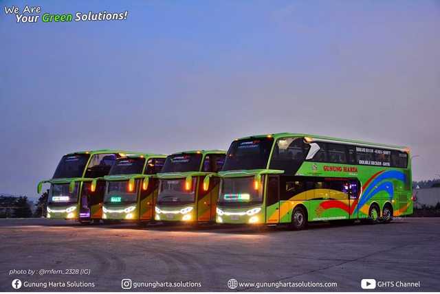 Bus Baru PO Gunung Harta. Foto: dok. Gunung Harta Solutions