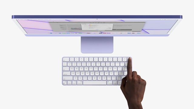 iMac terbaru dengan prosesor Apple M1 yang telah didesain ulang. Foto: Apple