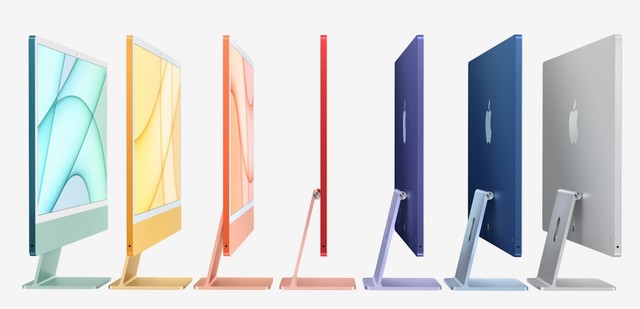 iMac terbaru dengan prosesor Apple M1 yang telah didesain ulang. Foto: Apple