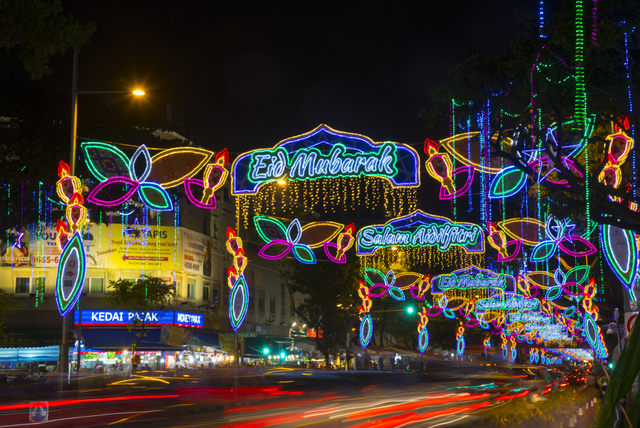 Ilustrasi Geylang Serai Hari Raya Light-Up 2019 di Singapura (foto diambil sebelum pandemi COVID-19). Foto: Shutterstock