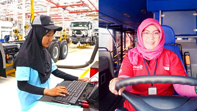 Otih dan Raden Roro, 2 Perempuan yang Bekerja di Industri Otomotif. Foto: ist.