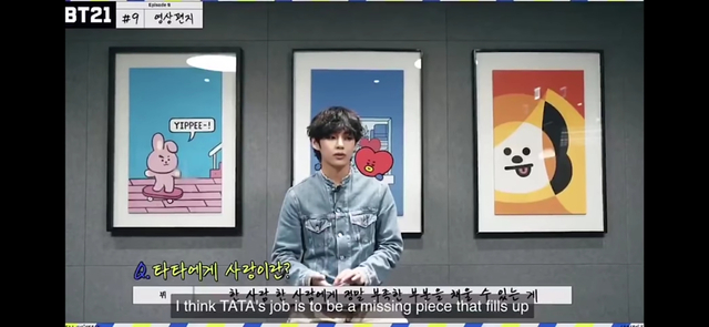 Tata BT21 Punya Makna Mendalam, Ini Kata V BTS (1123)