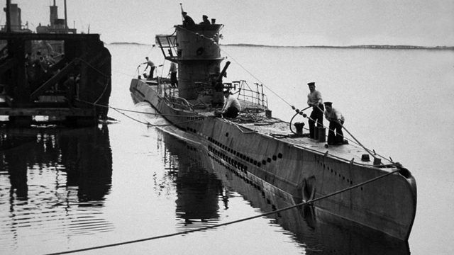 Ilustrasi U-boat, kapal selam milik Nazi saat Perang Dunia II. Foto: Central Press/Getty Images