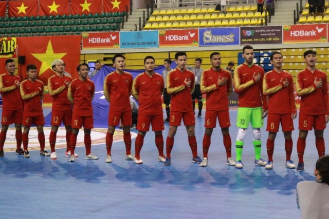 Timnas futsal Indonesia saat bertanding di Piala AFF Futsal 2019. Foto: Dok. Federasi Futsal Indonesia