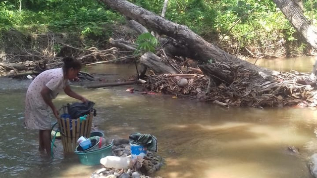 Air Sungai Bersejarah di Pongian Banggai Berubah Warna Jadi Cokelat