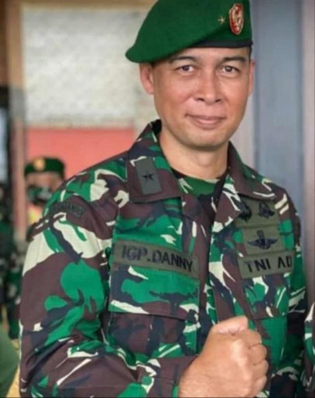 Kabinda Papua, Brigjen TNI Putu IGP Danny Nugraha Karya yang gugur ditembak KKB Papua.  Foto: Dok. Puspen TNI