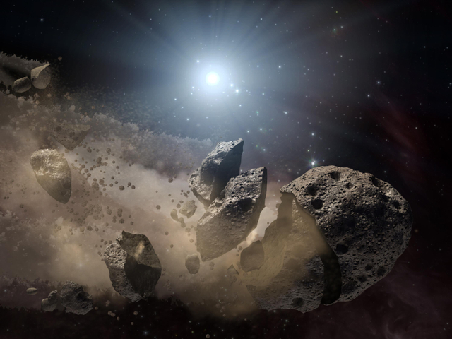 Asteroid yang ada di sabuk Asteroid. Foto: NASA