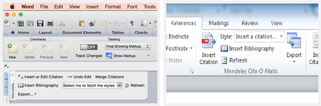 download word plugin mendeley