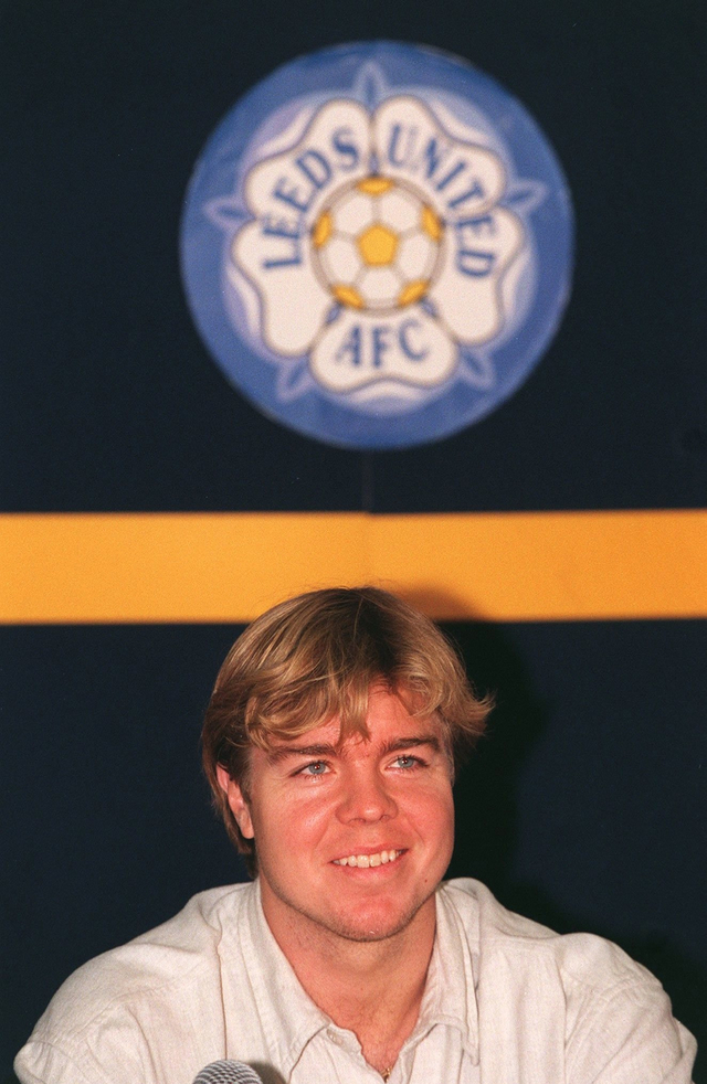 Tomas Brolin, Eks pemain Timnas Swedia dan Leeds United. Foto: Allsport UK/Getty Images