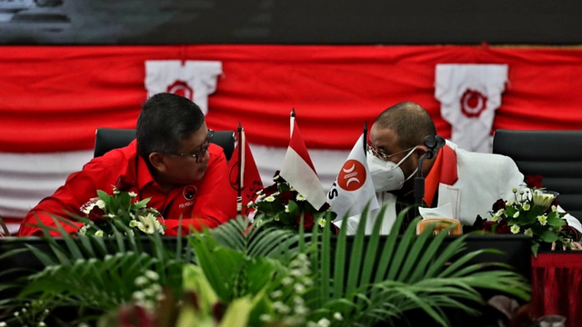 Pertemuan antara PDIP dengan PKS. Foto: PDIP