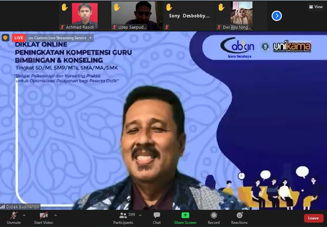 2.312 Guru BK Ikuti Diklat Online Peningkatan Kompetensi Bersama Unikama (692942)