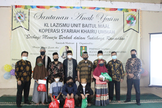 Baitul Maal Khairu Ummah Gandeng IPM Kabupaten Bogor Santuni 480 Yatim & Dhuafa