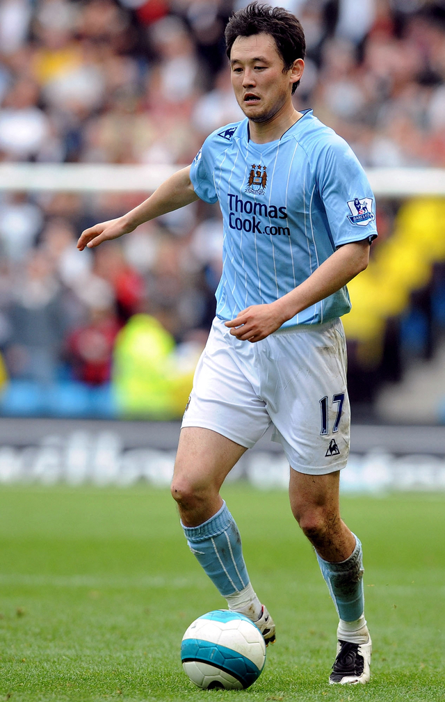 Sun Jihai, eks pemain Manchester City asal China. Foto: Andrew Yates/AFP