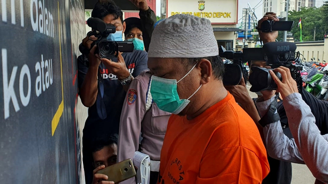 Ustaz Adam Ibrahim, penyebar kebohongan babi ngepet di Depok, ditangkap polisi. Foto: Dok. Istimewa
