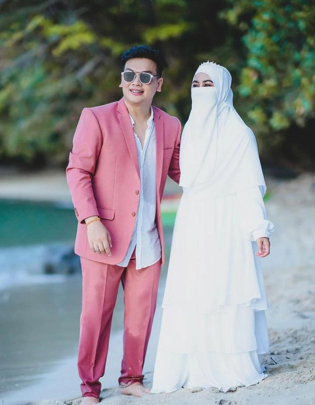 Natta Reza dan istrinya, Wardah Maulina. Foto: Instagram Natta Reza