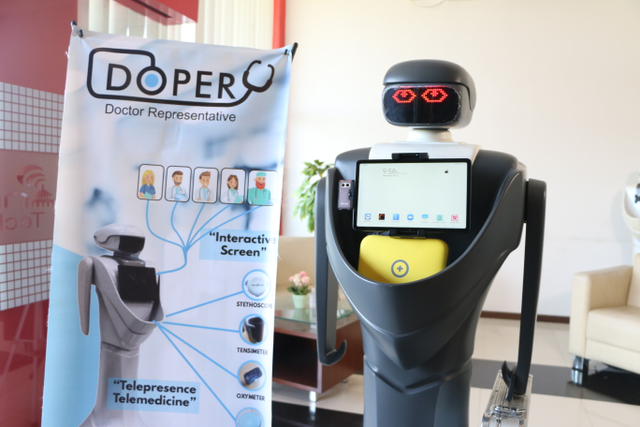 Robot Doper Hasil Karya Tim Peneliti Telkom University