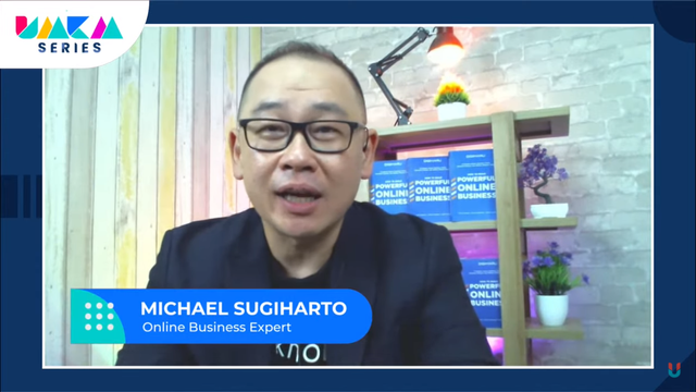 Michael Sugiharto di UMKM Series Online Class episode 3 dok YouTube kumparan