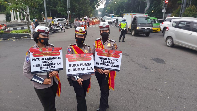 Korlantas Tambah Pos Penyekatan Larangan Mudik Jadi 381, Dari Palembang-Bali (114728)