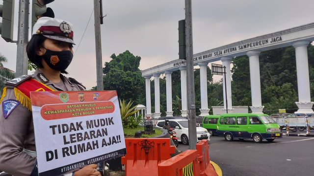 Lokasi check point penyekatan ganjil genap di Kota Bogor.  Foto: Pemkot Bogor