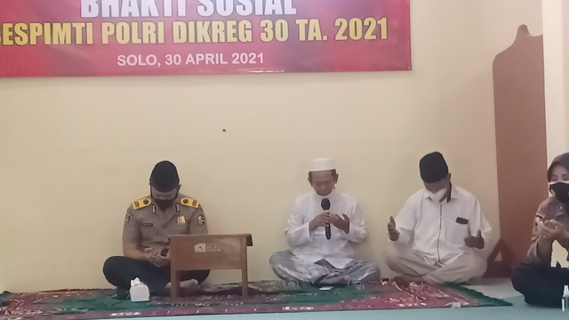 Kunjungan peserta didik Sekolah Staf Pimpinan (Sespimti) Dikreg 30 tahun 2021 di Pondok Pesantren Al Quraniy Azzayadiy Solo