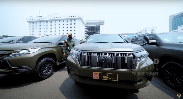 Kendaraan dinas baru TNI AD.  Foto: Dok. Tangkapan layar YouTube TNI AD