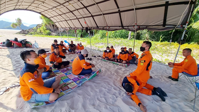 BPBD Kabupaten Sitaro dan Tim SAR Tahuna Latihan Bersama Penanganan Bencana (66694)