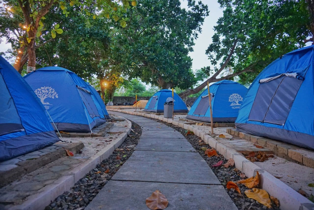 Mencoba Glamor Camping Pertama di Lampung dengan Suasana Pantai di MBeach (3)