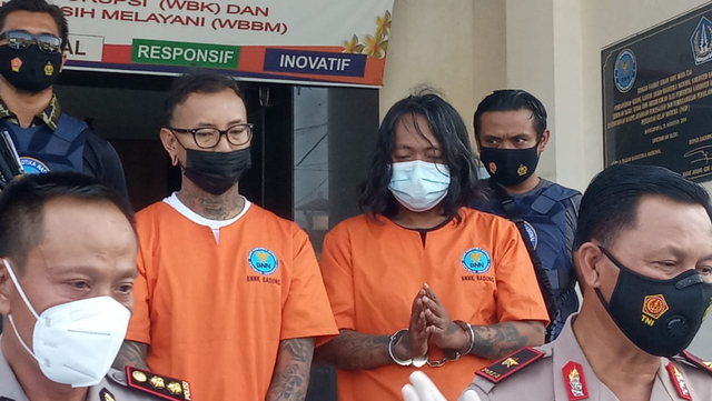 Dua pelaku pengiriman ganja dari Medan ke Bali - IST