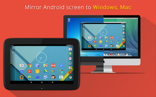 Tampilan layar Mirroring360 untuk cara menampilkan layar hp ke laptop (Foto: Google Play Store).