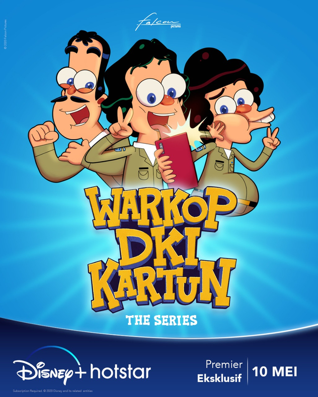 Poster Warkop DKI Kartun. Foto: Dok. Falcon Pictures