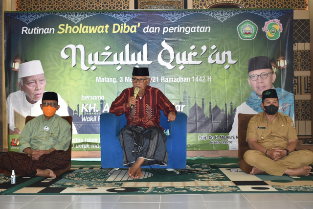 Unisma Diba' Peringati Nuzulul Quran bersama PWNU Jatim (38995)