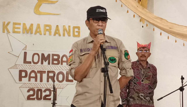 Sambutan PLT Ketua RAPI Banyuwangi. Rudi Prasetyo, YZ13WAHBH