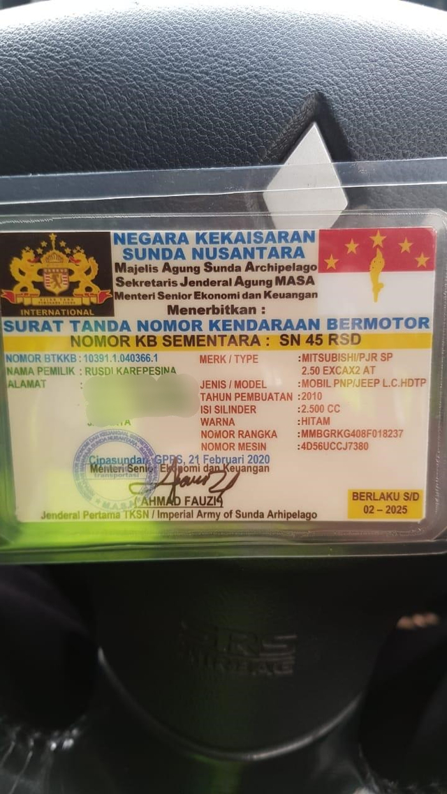 Polisi: Rusdi Jenderal Sunda Nusantara Punya SIM RI, tapi Tak Mau Ditunjukkan (451963)