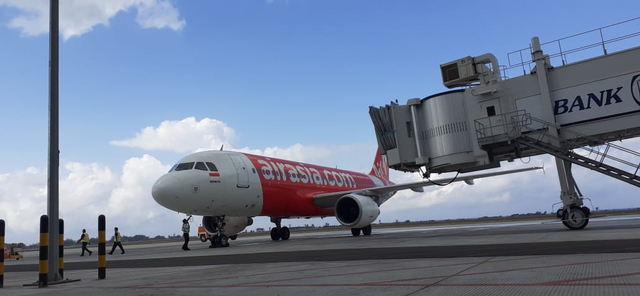 Salah satu pesawat di Bandara baru Yogyakarta. Foto: Erfanto/Tugu Jogja