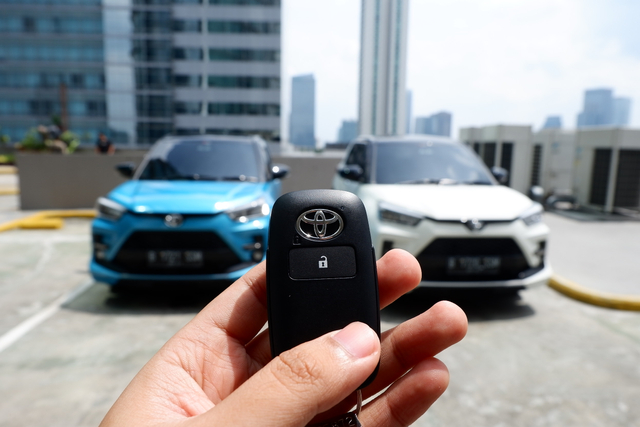 Kunci keyless Toyota Raize. Foto: Aditya Pratama Niagara/kumparan