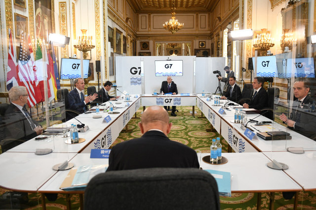 Pertemuan G7.  Foto: Ben STANSALL / POOL / AFP