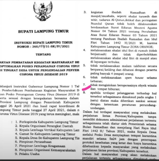 Selama Masa Lebaran, Sejumlah Tempat Wisata di Lampung Ditutup Sementara (97668)