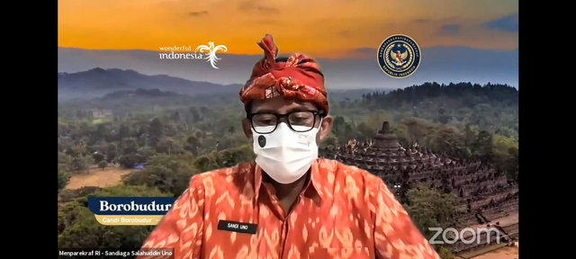 Menteri Pariwisata dan Ekonomi Kreatif Republik Indonesia, Sandiaga Uno.